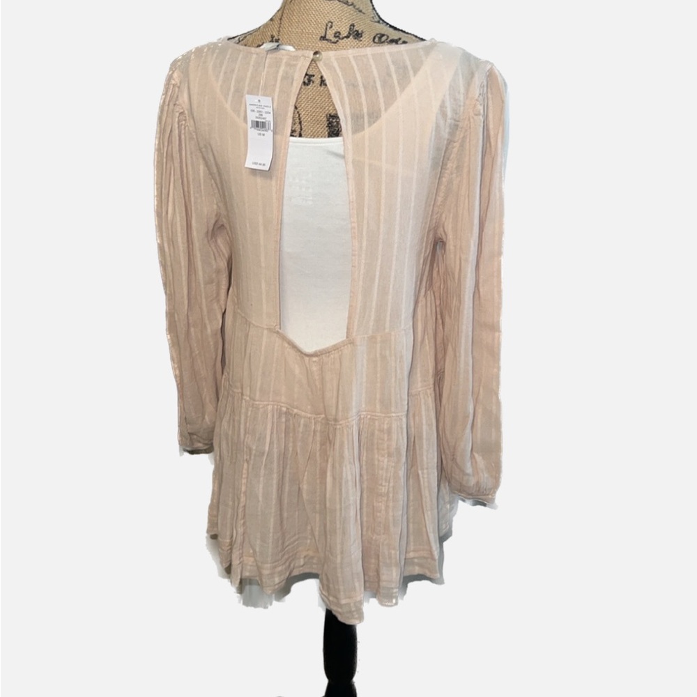 NWT American Eagle A&E summer tunic Top open back